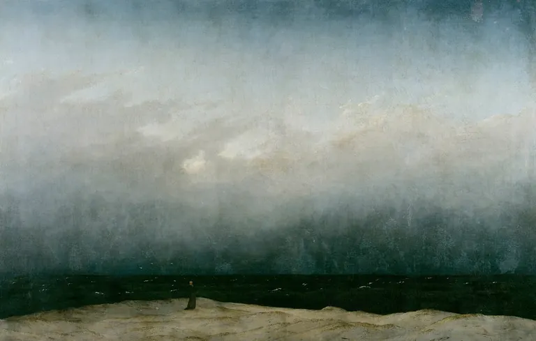 Caspar David Friedrich, The Monk by the Sea, 1808–10