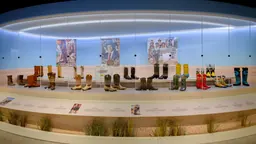 Μπότες κάουμποϊ στο Rough & Ready του Bata Shoe Museum