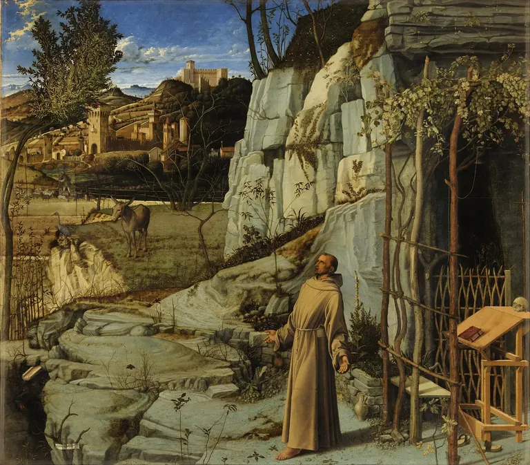 São Francisco no deserto, de Giovanni Bellini