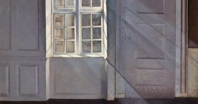 Vilhelm Hammershøi, Ηλιαχτίδες ή λιακάδα, 1900