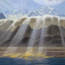 J.F. Willumsen, Sol över Söderns berg (1902)
