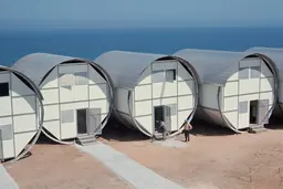 قرية هندسية لبناء المساكن في سكيكدة، الجزائر، 1970
