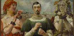 Jacek Malczewski, The Polish Hamlet – Portrait of Aleksander Wielopolski, 1903