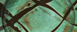 Détail d’un plat en grès de Shōji Hamada
