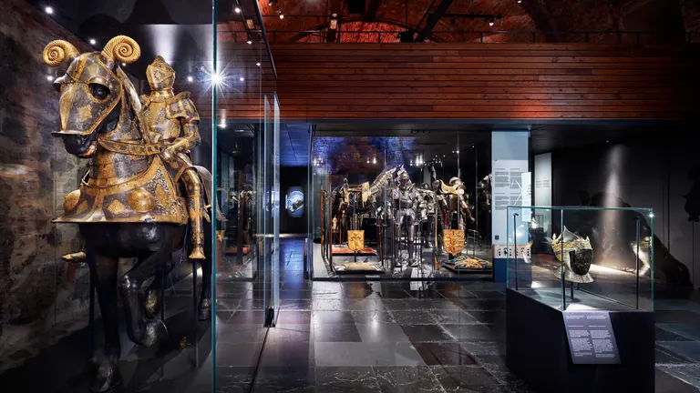 Armure de l’époque du Vasa dans l’exposition consacrée à l’histoire royale de Suède