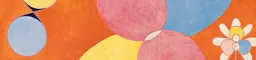 Exhibition banner for Hilma af Klint at the Grand Palais