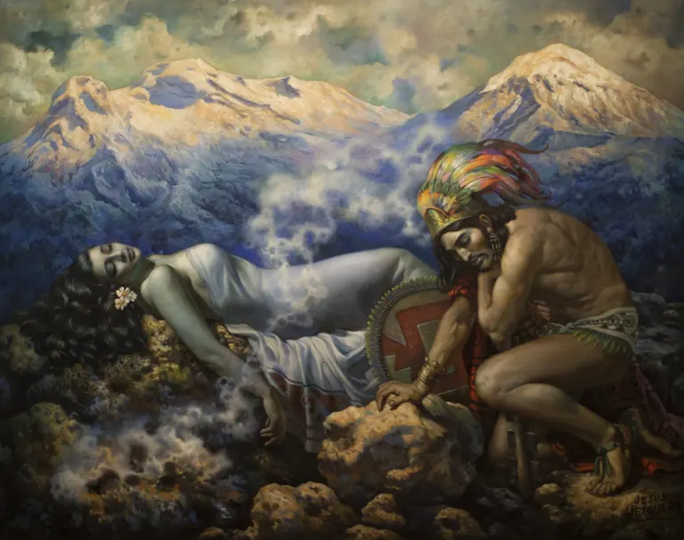 Œuvre de Jesús Helguera présentée dans l’exposition Nuestras Historias au National Museum of Mexican Art