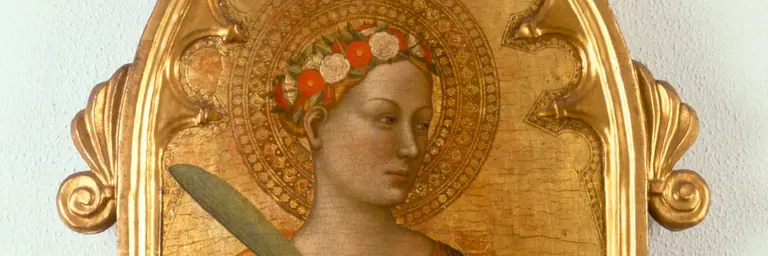 Panneau à fond or de Bernardo Daddi, issu de la collection Fondi Oro