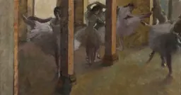 Edgar Degas, Dancers Practising in the Foyer, δεκαετία του 1880