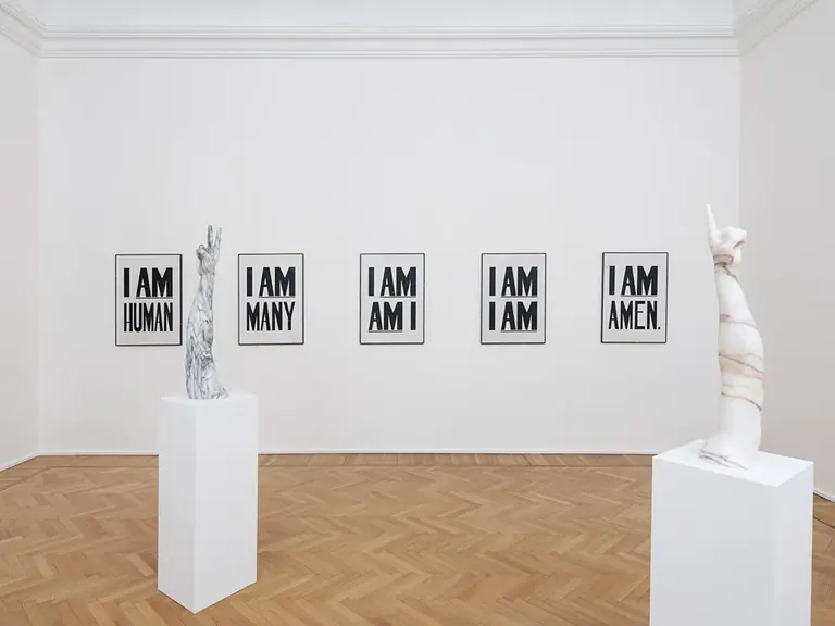 Installation view of Tomorrow I shall contradict myself at Galleria Continua Roma, The St. Regis, Rome