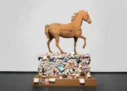 Paul Ramírez Jonas, The Commons, 2011, and Thomas Paine's Common Sense on display