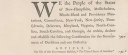 Display case for We The People: The Adamses & the U.S. Constitution at the Massachusetts Historical Society