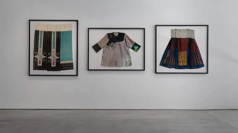 Installation view of Remy Faint: A Site of Unfolding at UNSW Galleries