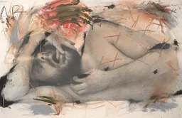 Arnulf Rainer، Schlaf، 1973-1974، Albertina Vienna