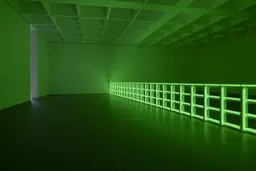 Vue de l’installation Between and Beyond