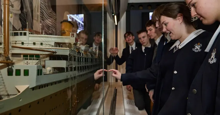 Display in the Passengers permanent gallery