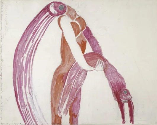 Louise Bourgeois, Altered States, 1992, ink graphite and ballpoint pen on paper