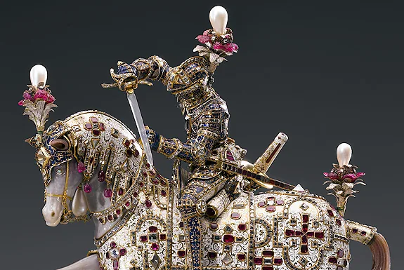 تمثال صغير للقديس جورج من خزانة كنوز Munich Residenz