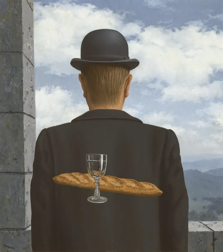 L'Ami Intime, de René Magritte, 1958, de l’exposició Modern Painting from the Courtauld and Reuben Collections