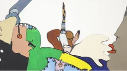 Huguette Caland, Enlève ton doigt, 1971