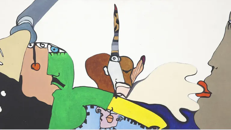 Huguette Caland, Enlève ton doigt, 1971