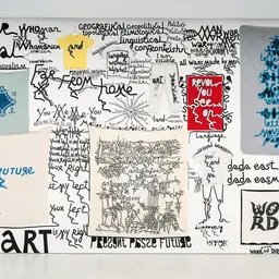 Visual poetry work by Babi Badalov from Utopia Utopia