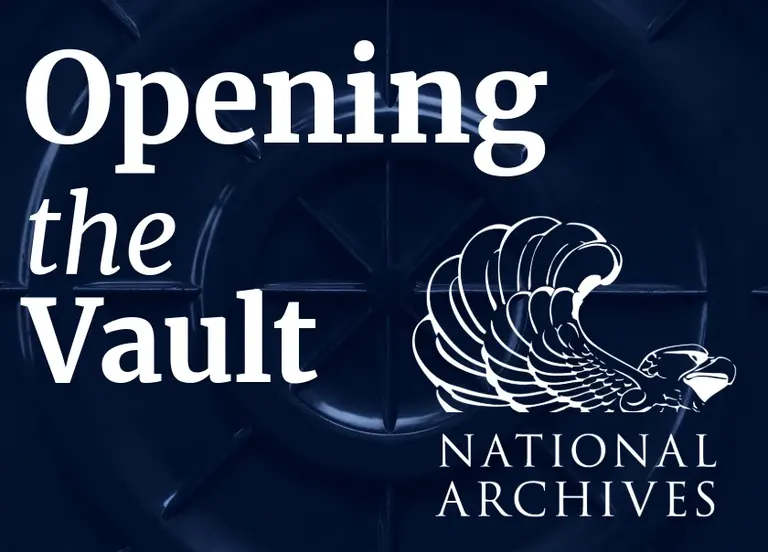 Opening the Vault display of historic documents in the East Rotunda Gallery