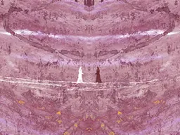 Michal Rovner, Esther Scroll — The Kingdom, on view at the Isabella Stewart Gardner Museum