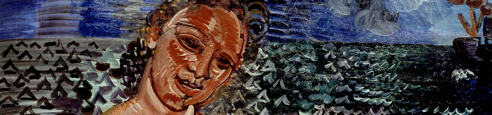 Exhibition banner for Raoul Dufy: La melodie du bonheur at Les Franciscaines, Deauville