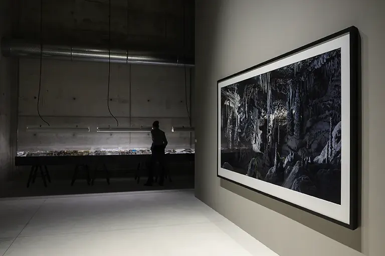 Thomas Demand, Processo Grottesco, Grotteninstallation aus Karton
