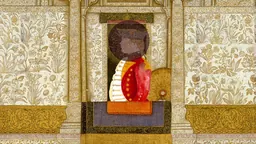 Still from Shahzia Sikander's digital animation The Last Post (2010)