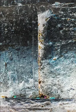 Photographie inversée du Mur des Lamentations par Diana Blok, présentée dans l’exposition Time Tells