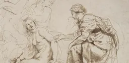 Peter Paul Rubens, Bathsheba Receives David's Letter, detail