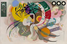 Vassily Kandinsky, Courbe dominante, 1936