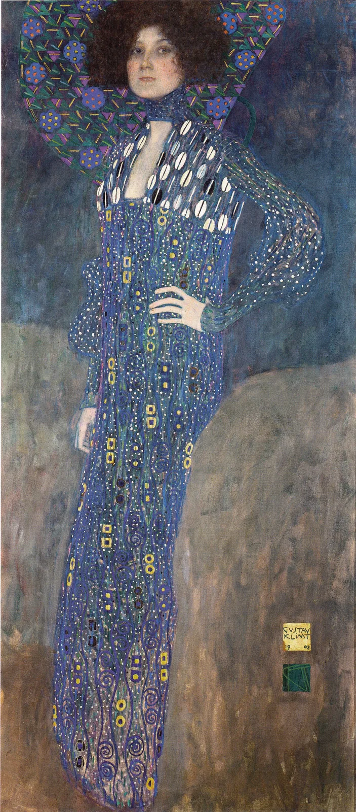 Gustav Klimt، بورتريه Emilie Flöge، 1902