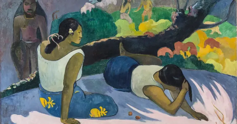 Paul Gauguin, Arearea no varua ino (The Amusement of the Evil Spirit), 1894