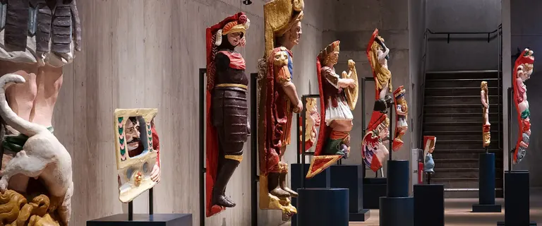 Ανακατασκευές ζωγραφισμένων γλυπτών στην έκθεση Vasa Up Close