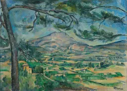 Artwork from the Cézanne et nous exhibition at the Grand Palais