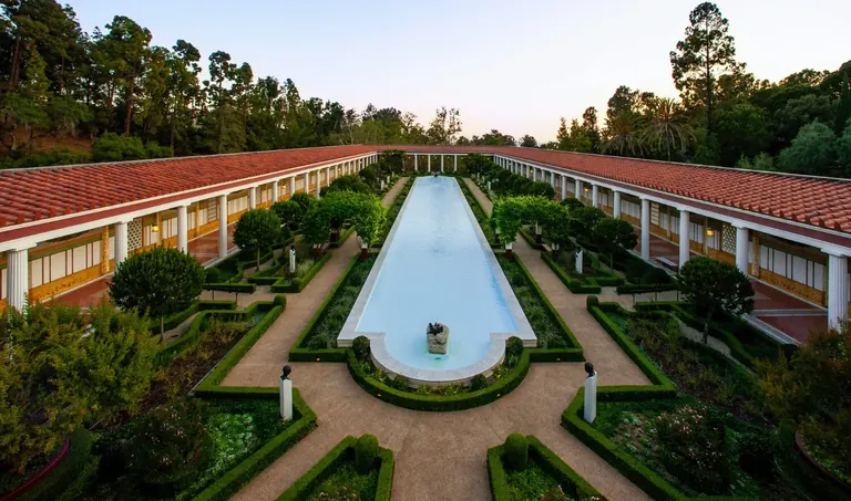 Κήπος ρωμαϊκού ρυθμού στη Getty Villa