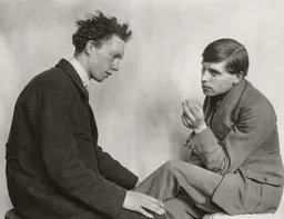 August Sander, Boheme (Willy Bongard und Gottfried Brockmann), 1922–1925: a portrait of two men