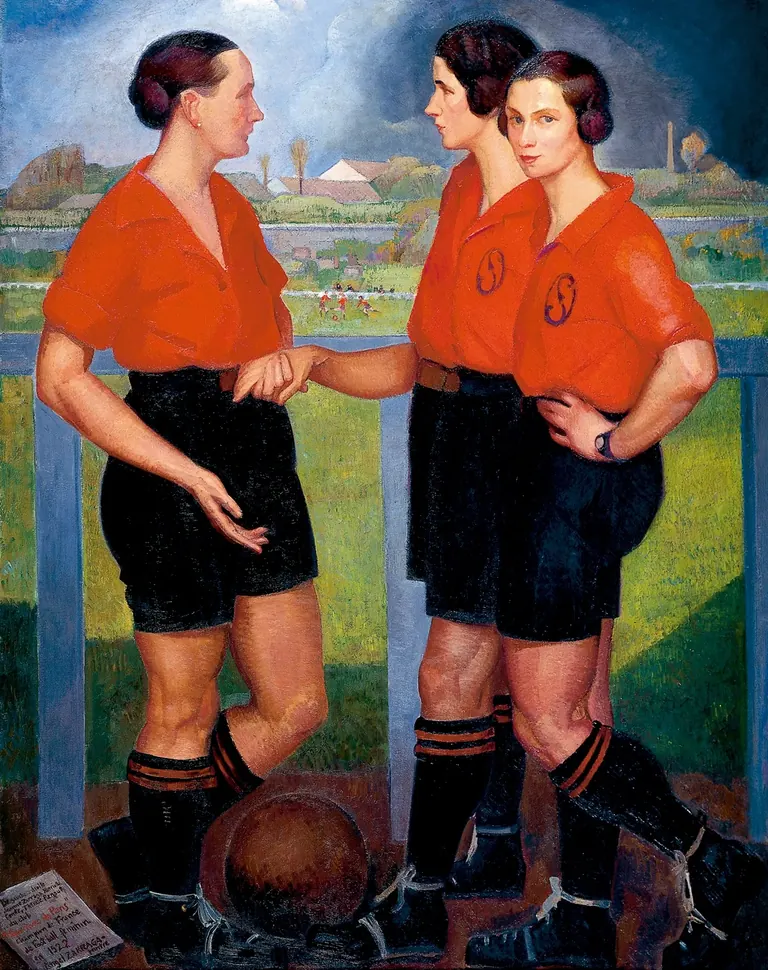 Ángel Zárraga, Las futbolistas (1922)