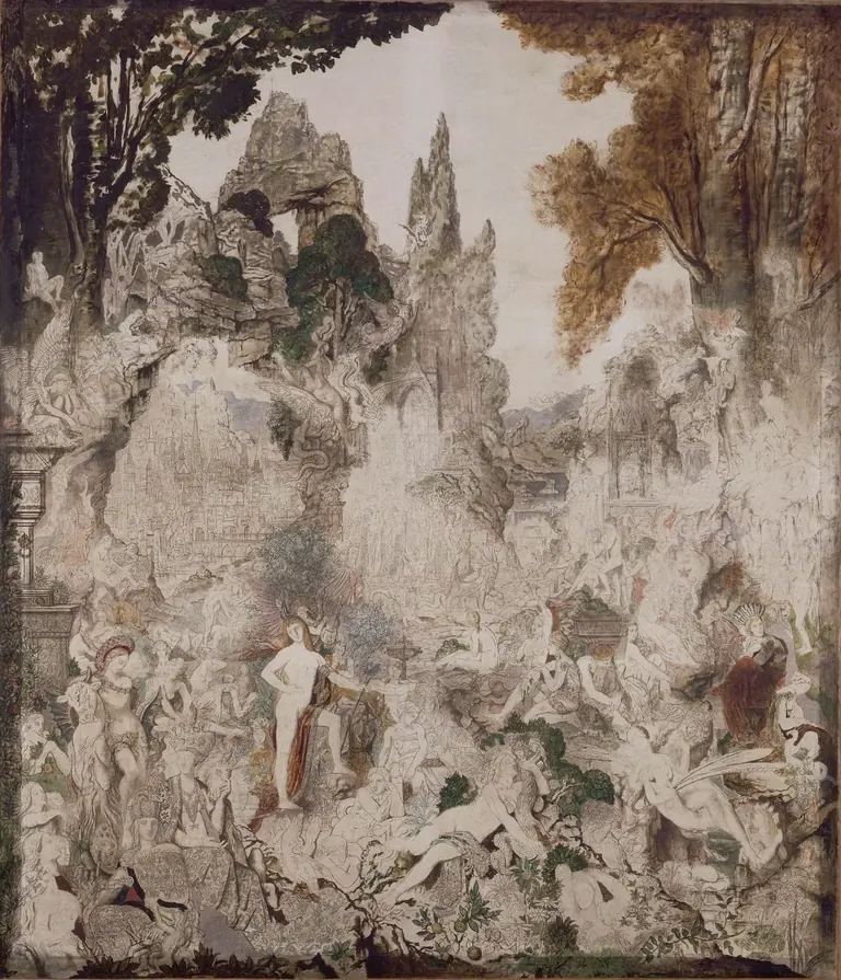 Les Chimères (The Chimeras, 1884), de Gustave Moreau