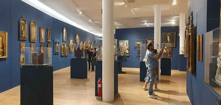 Tableaux de maîtres anciens dans la Sala 3 du Museo Soumaya