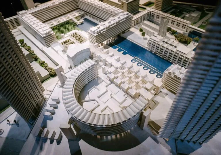 Artxibo-erakusketa, Barbican Centre and Estate multzoaren 1:22 eskalako maketarekin