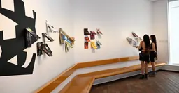 Divided, an intervention by Camilla Wills in the Fundació Joan Miró foyer