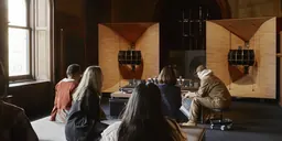 Devon Turnbull's handcrafted high-fidelity listening room installation at Cooper Hewitt