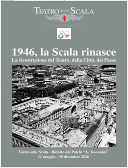 Affiche de l’exposition 1946, La Scala rinasce