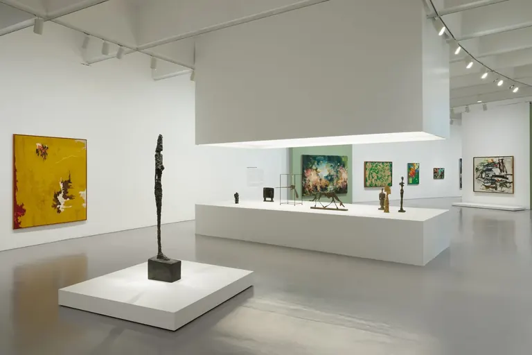 Installation view of Revolutions: Art from the Hirshhorn Collection, 1860–1960