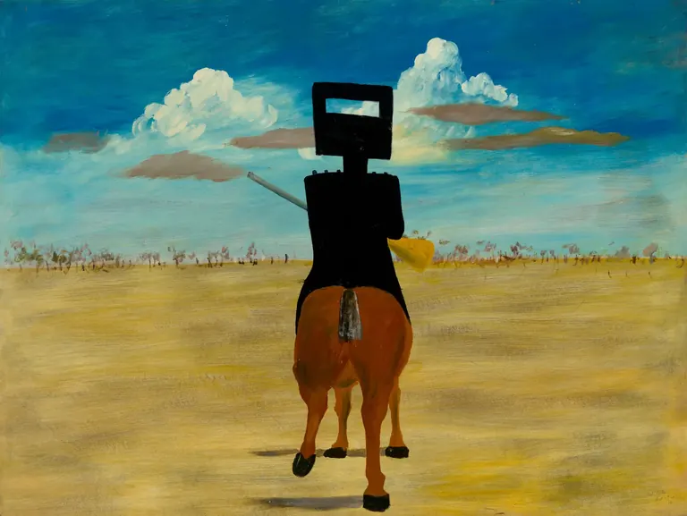 Painting by Sidney Nolan from the Nolan: Origins exhibition