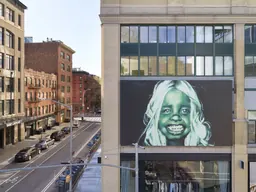 Installation view of the Whitney Biennial 2026